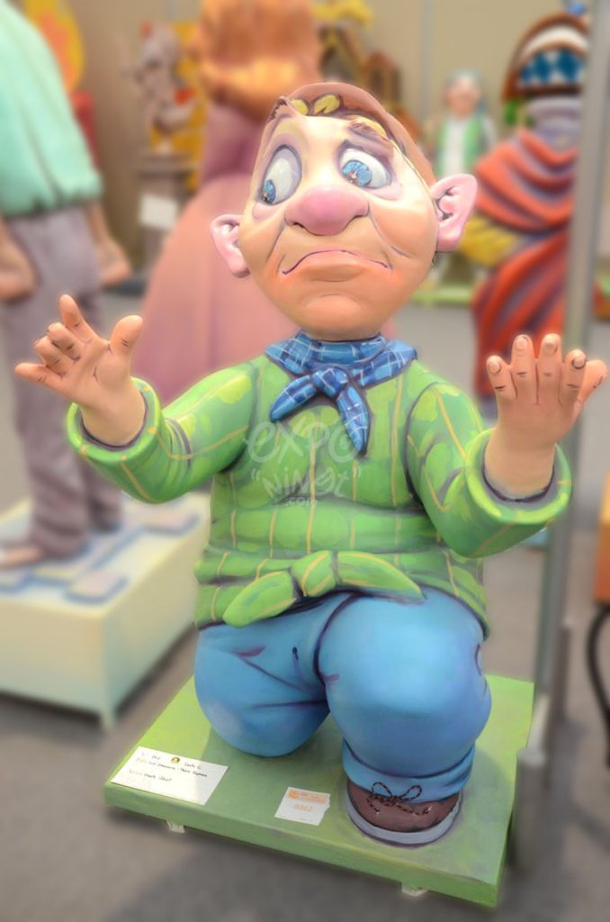Año 2014, falla Luz Casanova, Padre Espasa, sección sexta c, Artista: Vicente Albert García.