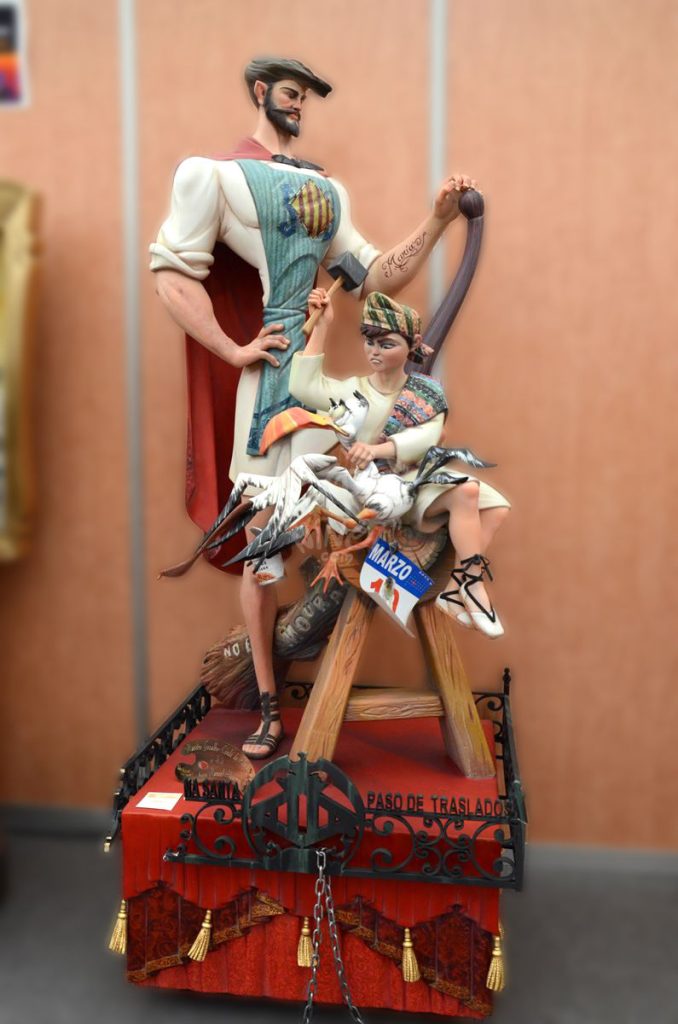 Año 2014, falla Maestro Gozalbo, Conde de Altea, sección primera a, Artista: Manuel Algarra Salinas.