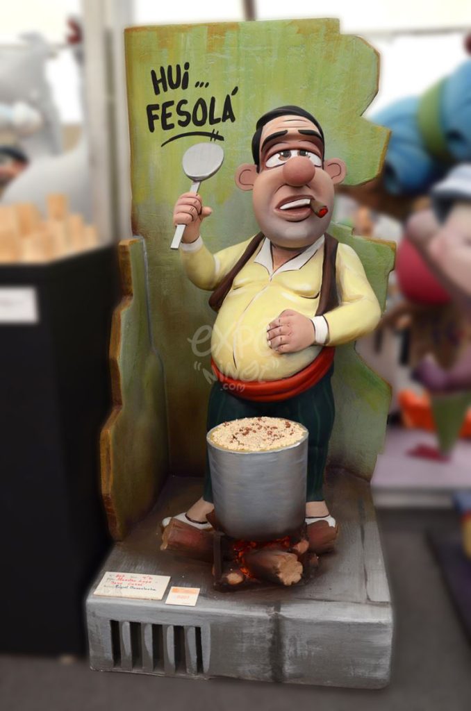 Año 2014, falla Maestro Lope, José Carsí, sección cuarta b, Artista: Miguel Banaclocha Rausell.