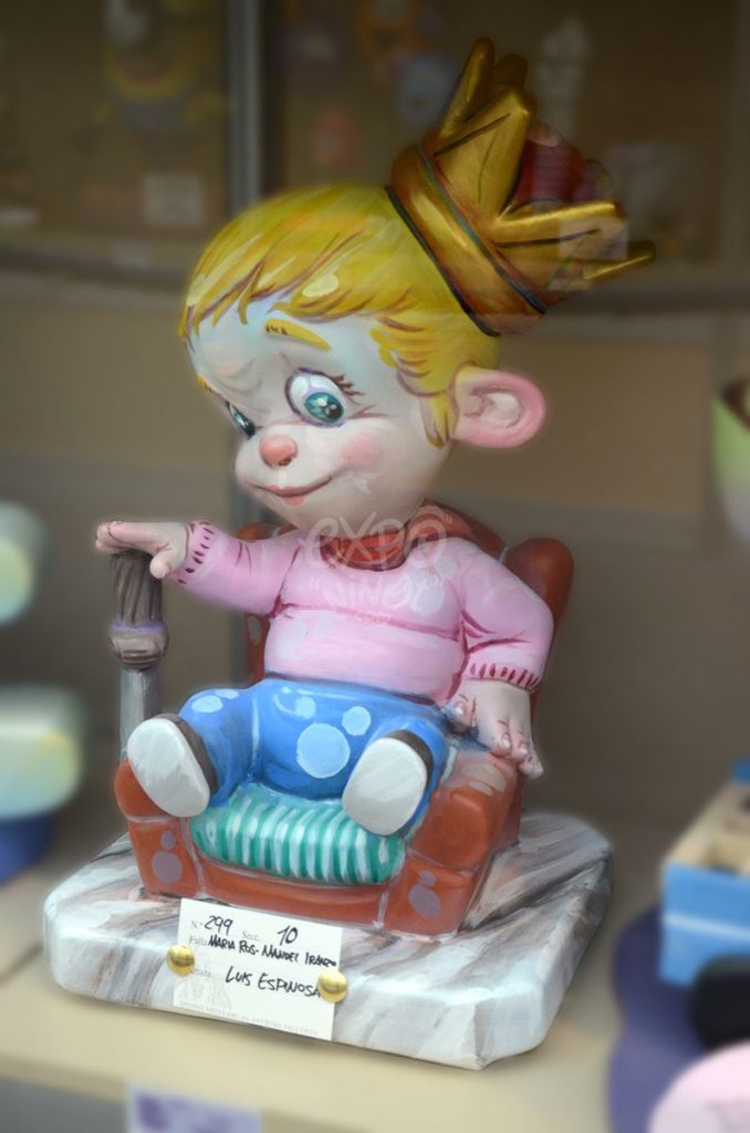 Año 2014, falla María Ros, Manuel Iranzo, sección décima Infantil, Artista: Luis Espinosa Olmos.