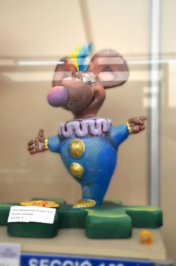Año 2014, falla Marqués de Caro, Doctor Chiarri, sección decimosexta Infantil, Artista: José Acebes Rodríguez.
