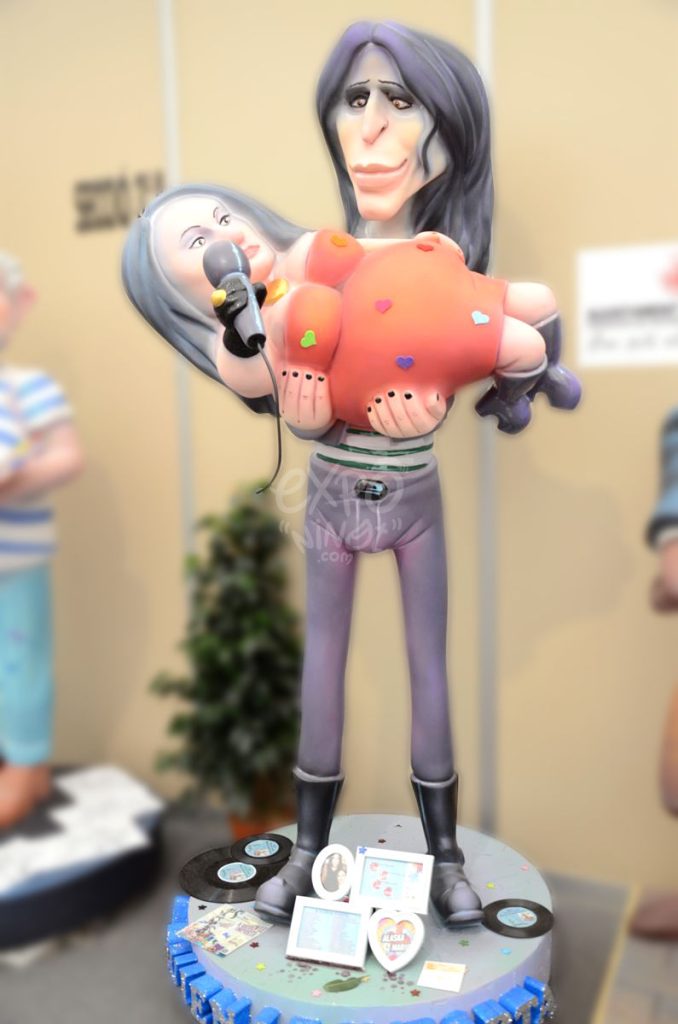 Año 2014, falla Marqués Montortal, Berni Catalá, sección tercera b, Artista: Sergio Martínez Guirao.