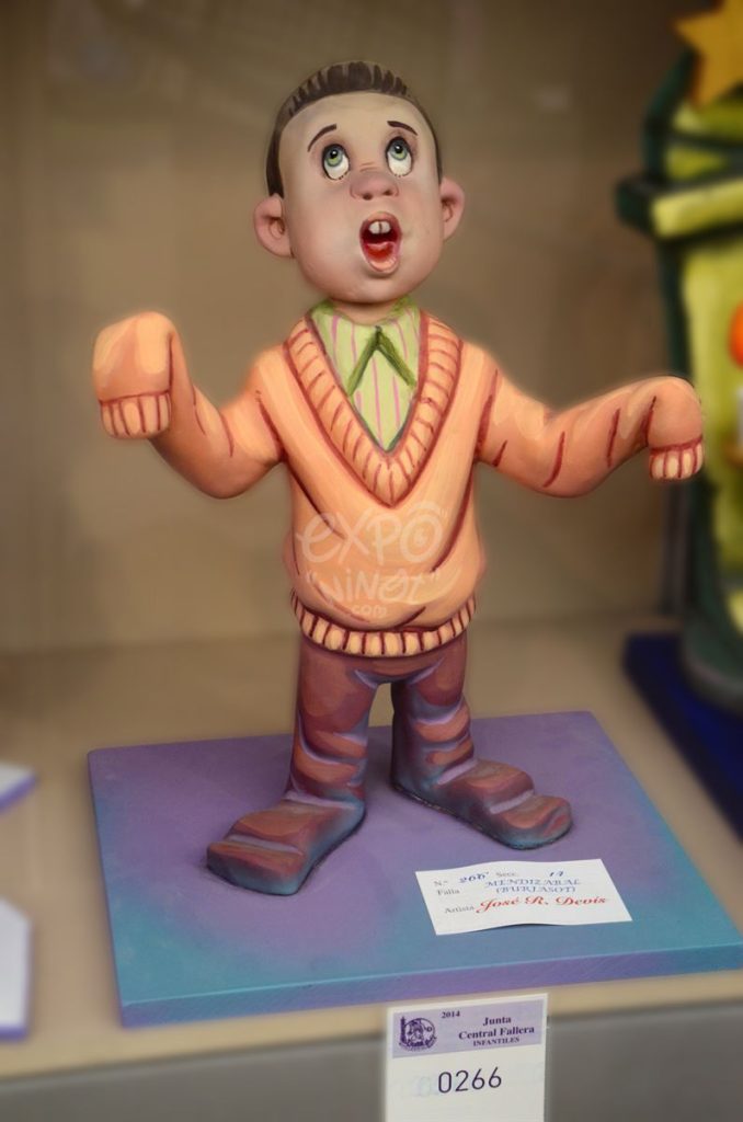 Año 2014, falla Mendizabal, sección decimocuarta Infantil, Artista: José Ramón Devís Benet.