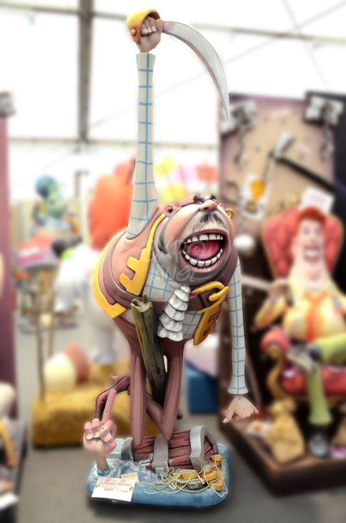 Año 2014, falla Molinell, Alboraya, sección primera b, Artista: Alberto Ribera Fernández.