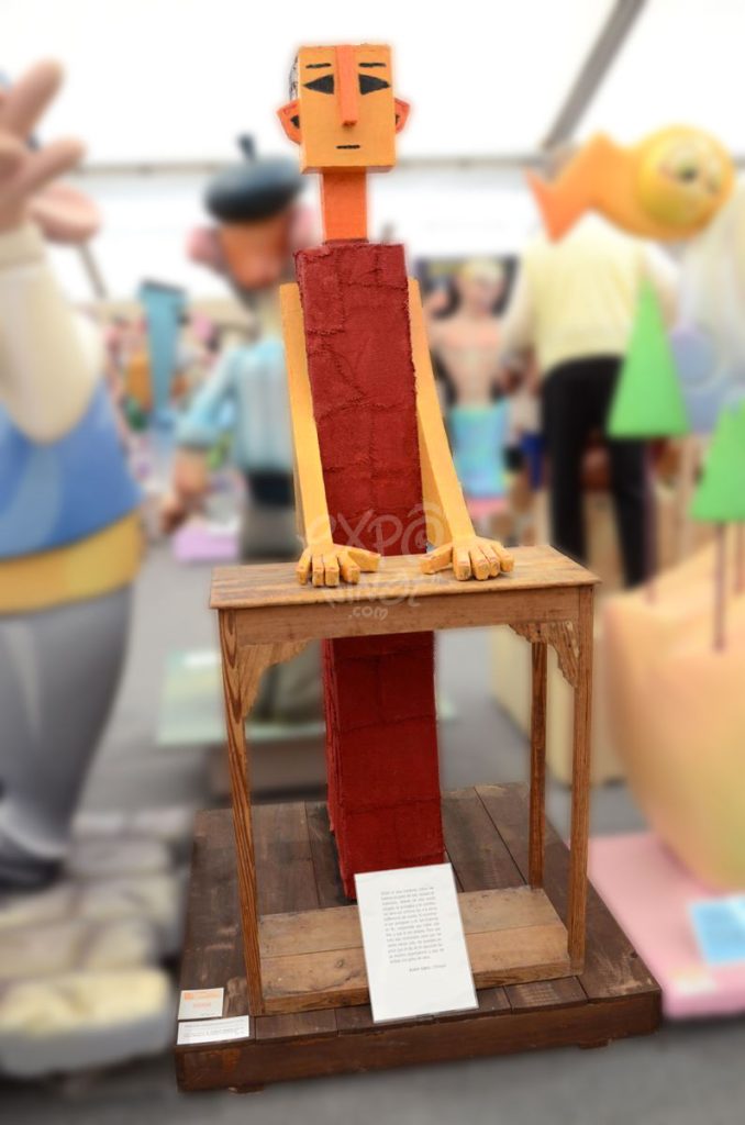 Año 2014, falla Murillo, Palomar, sección séptima b, Artista: Alberto Ferrer García.