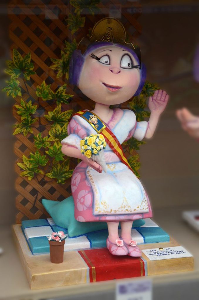Año 2014, falla Músico Espí, Grabador Fabregat, sección novena Infantil, Artista: Manuel Martínez Reig.