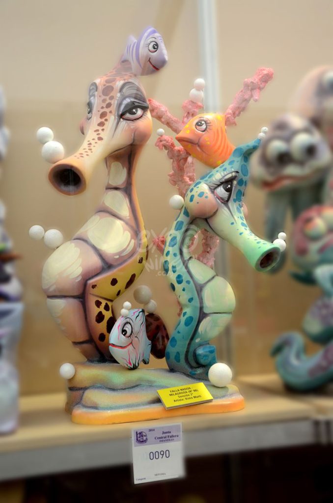 Año 2014, falla Nador, Milagrosa, sección séptima Infantil, Artista: Ximo Martí Fernández.