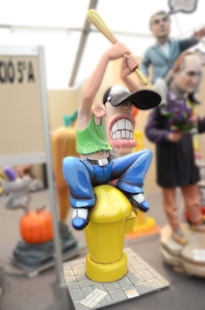 Año 2014, falla Náquera, Lauri Volpi, sección quinta a, Artista: Inmaculada Ibáñez Marco.