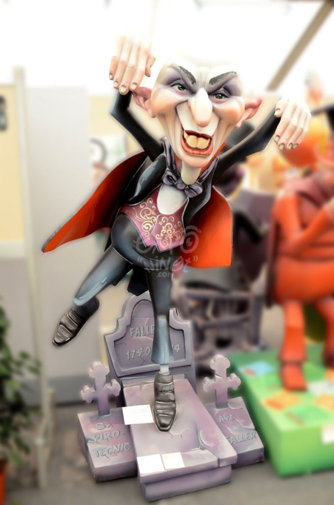 Año 2014, falla Olivereta, Cerdá y Rico, sección tercera b, Artista: José Miguel Corachán Lagunas.