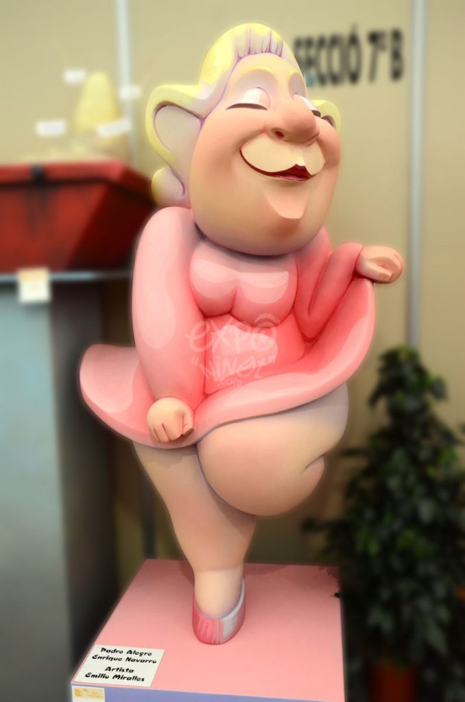 Año 2014, falla Padre Alegre, Enrique Navarro, sección séptima b, Artista: Emilio Miralles Ferrero.