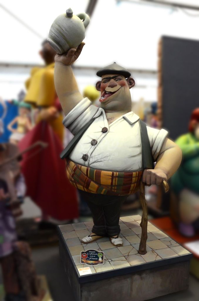 Año 2014, falla Paseo Alameda, Avenida Francia, sección segunda b, Artista: Miguel Santaeulalia Serrán.