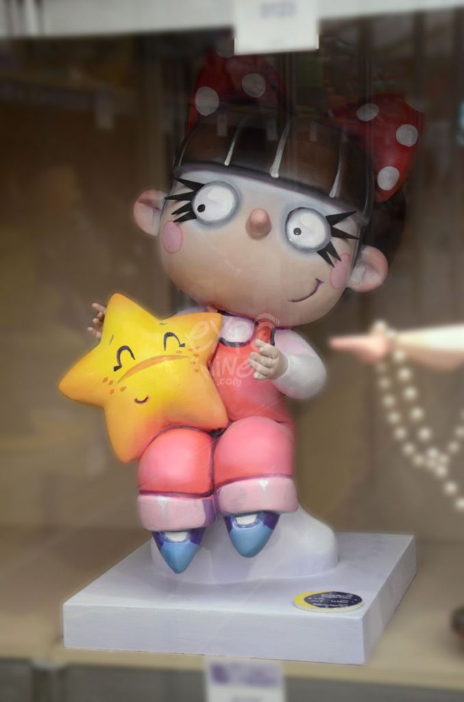Año 2014, falla Paseo Alameda, Avenida Francia, sección sexta Infantil, Artista: Guillermo Rojas Vera.