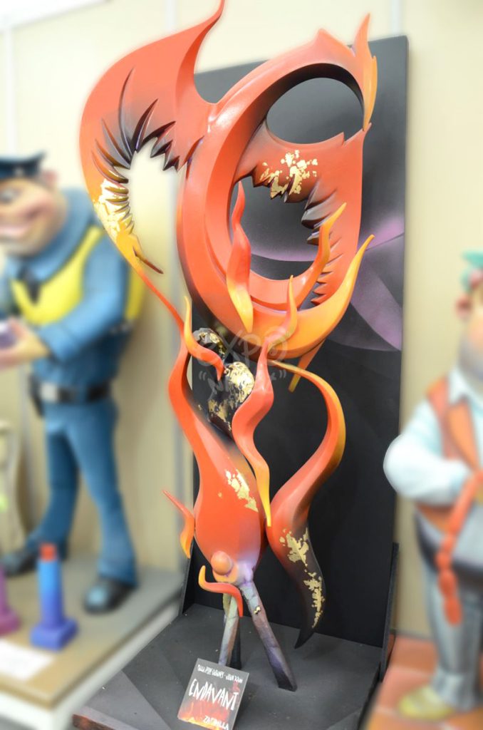 Año 2014, falla Pedro Cabanes, Juan XXIII, sección séptima b, Artista: Daniel Jiménez Zafrilla.
