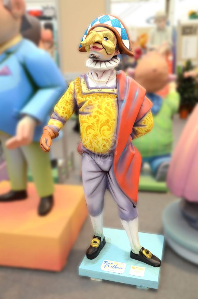 Año 2014, falla Pi y Margall, Arturo Cervellera, sección sexta c, Artista: Enrique Burriel Morro.