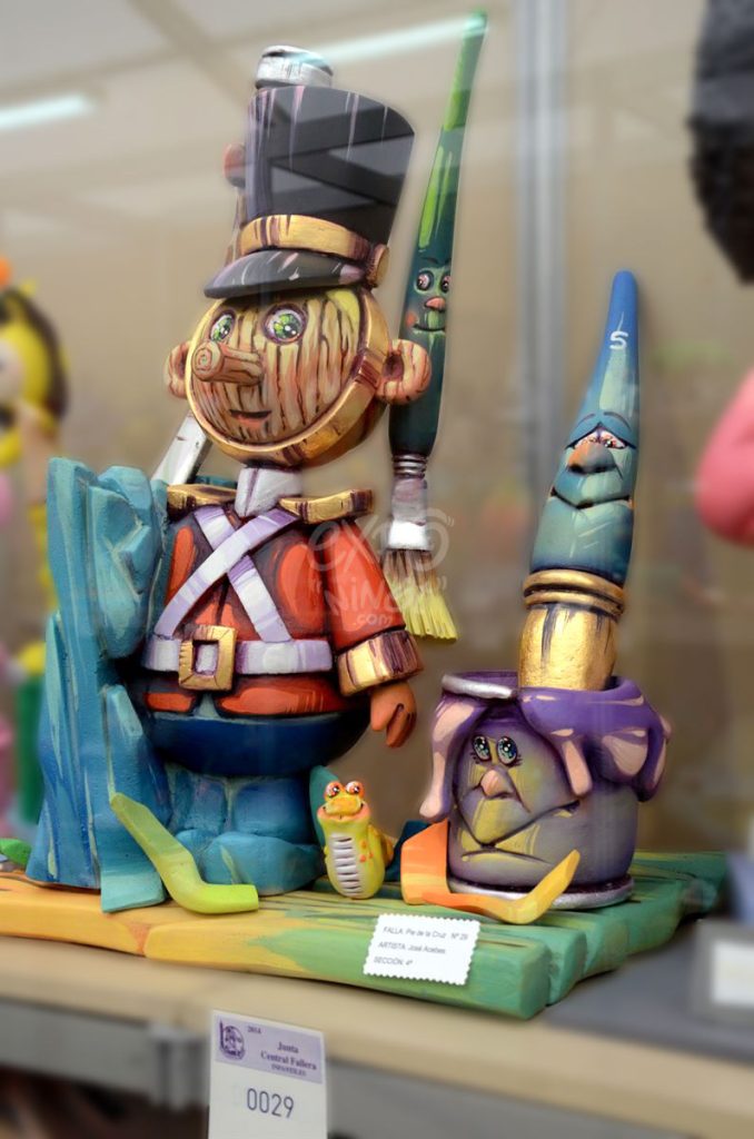 Año 2014, falla Pie de la Cruz, Don Juan de Villarrasa, sección cuarta Infantil, Artista: José Acebes Rodríguez.