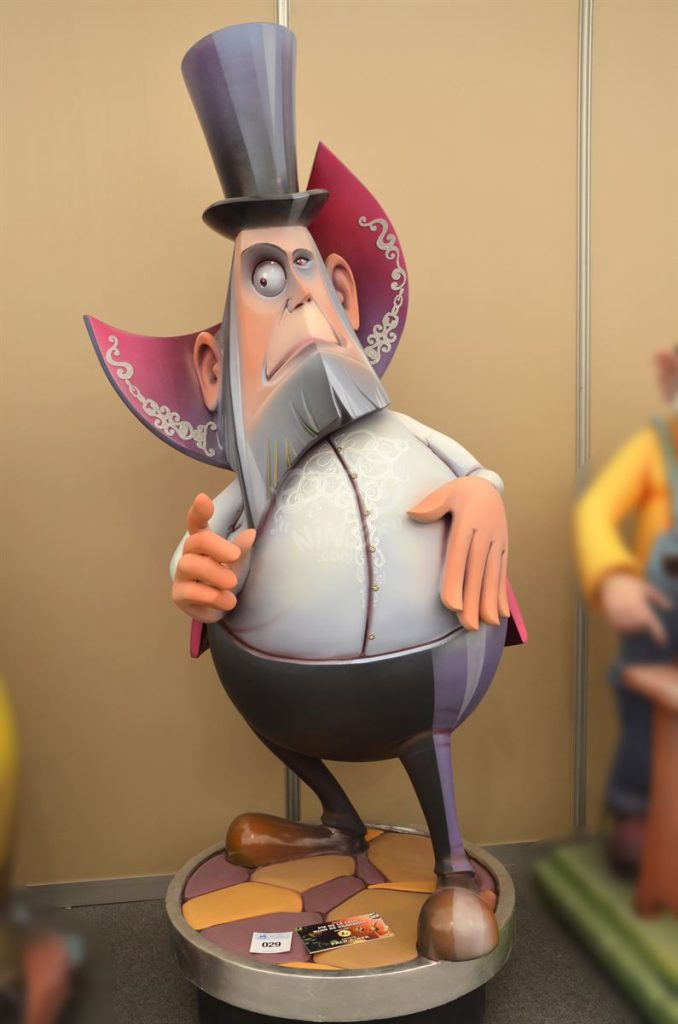 Año 2014, falla Pie de la Cruz, Don Juan de Villarrasa, sección segunda a, Artista: Francisco Giner Núñez.