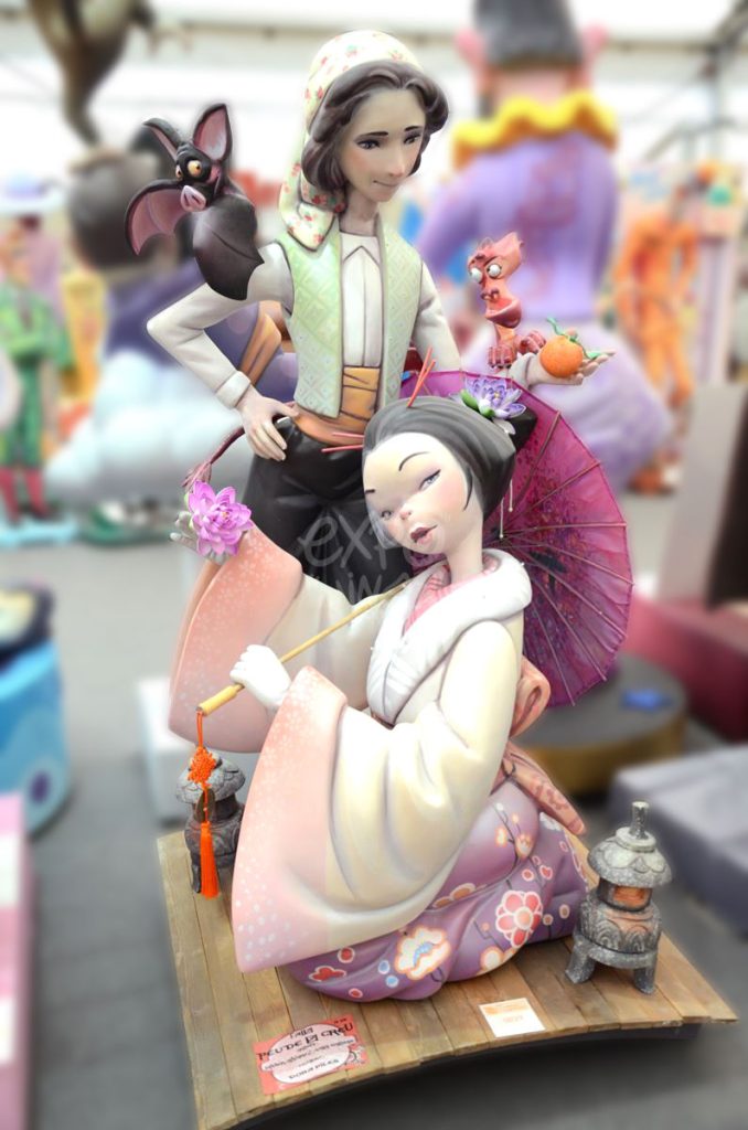 Año 2014, falla Pie de la Cruz, Don Juan de Villarrasa, sección segunda b, Artista: Javier Álvarez-Sala Salinas.