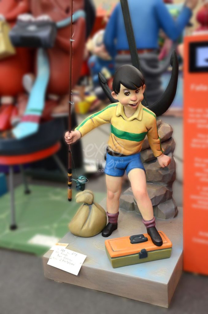 Año 2014, falla Pinedo, Tres Caminos, sección sexta b, Artista: José Bartolomé Navarro.