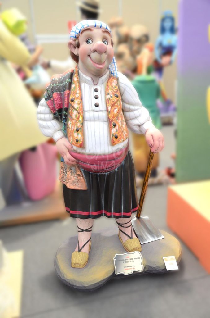 Año 2014, falla Pintor Maella, Avenida Francia, Menorca, sección sexta a, Artista: Sergio Edo Llopis.