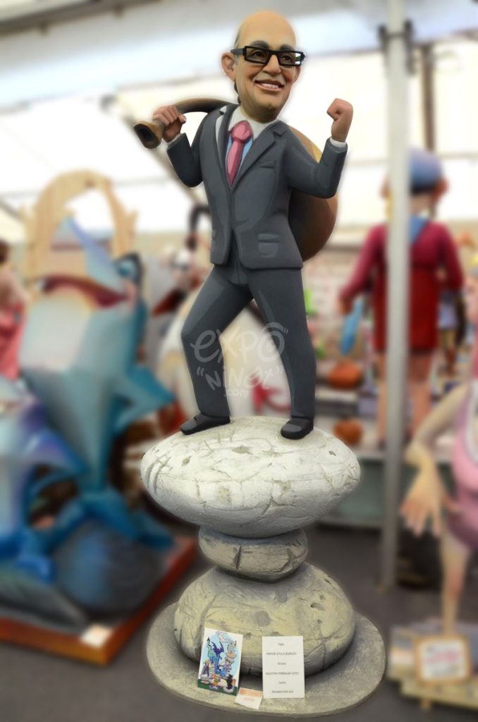 Año 2014, falla Pintor Stolz, Burgos, sección sexta b, Artista: Agustín Torralba Soto