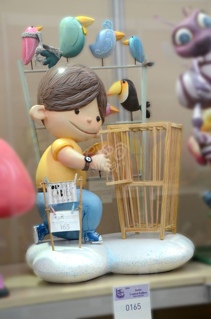 Año 2014, falla Pizarro, Cirilo Amorós, sección décima Infantil, Artista: Cap de Suro.