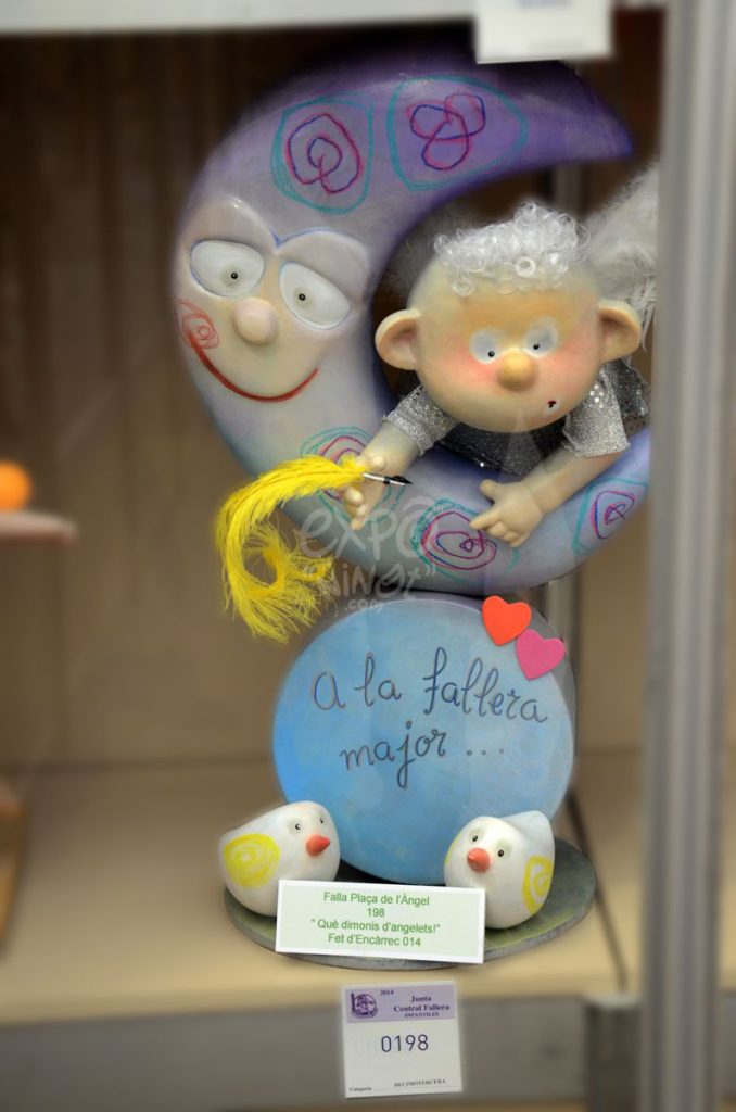 Año 2014, falla Plaza del Ángel, sección decimotercera Infantil, Artista: Fet d´Encàrrec.