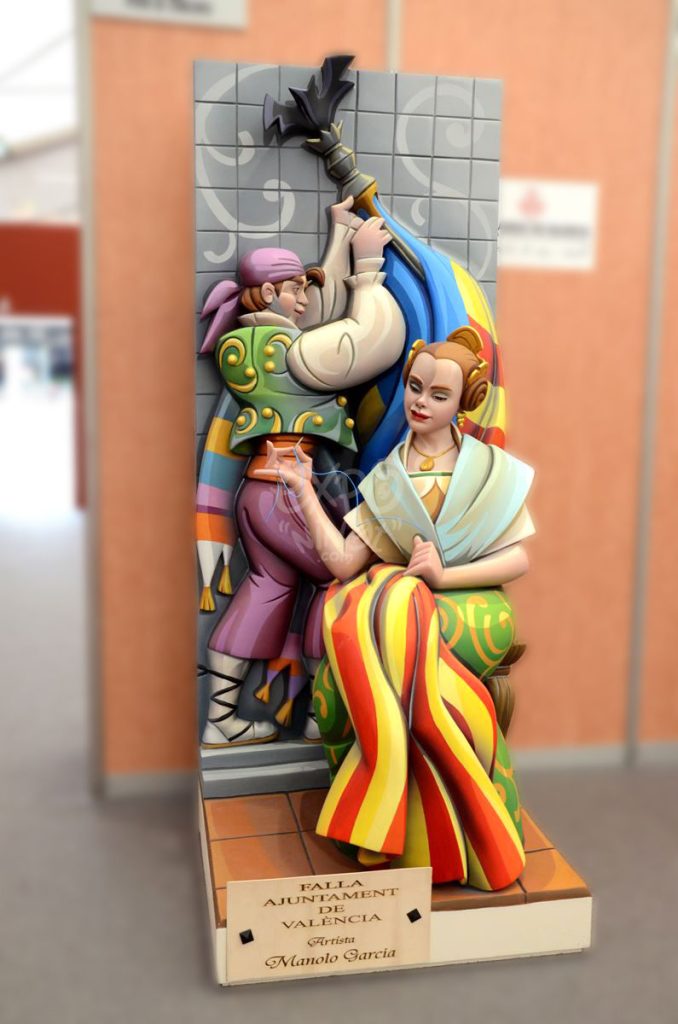 Año 2014, falla Plaza del Ayuntamiento, Artista: Manuel García Ramírez.