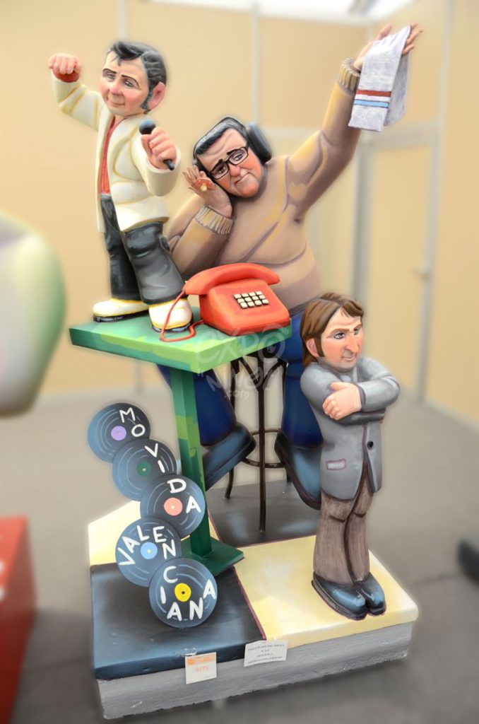 Año 2014, falla Plaza del Pouet, sección quinta a, Artista: Luis Camacho Bataller.