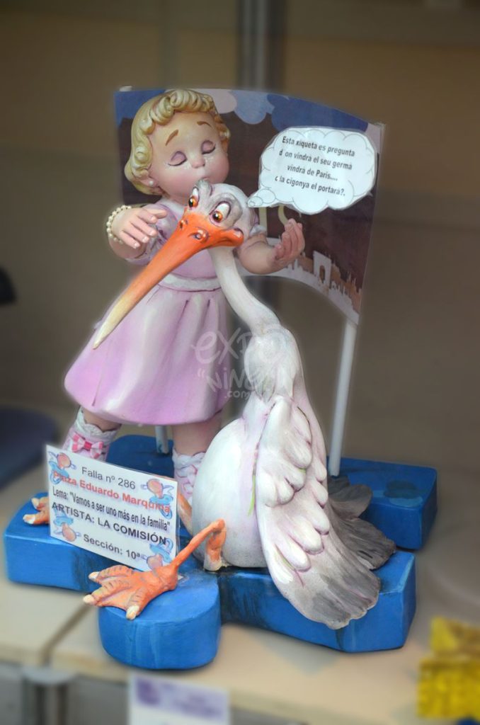 Año 2014, falla Plaza Eduardo Marquina, sección décima Infantil, Artista: La Comisión.