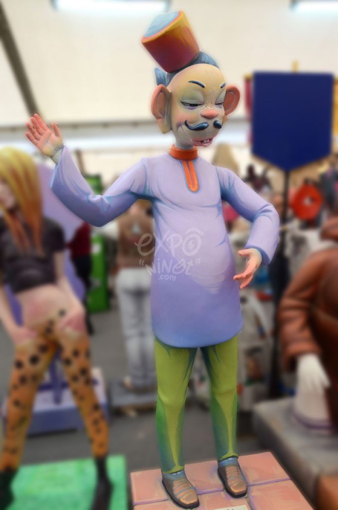 Año 2014, falla Plaza Eduardo Marquina, sección séptima a, Artista: Vicente Sancho Fort.