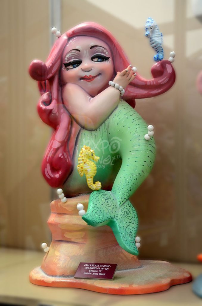 Año 2014, falla Plaza la Cruz, Los Ángeles, sección decimotercera Infantil, Artista: Ximo Martí Fernández.