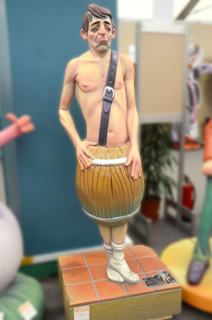 Año 2014, falla Plaza Rio Segura, Horno de Alcedo, sección cuarta b, Artista: Vicente Llácer Fortuny.
