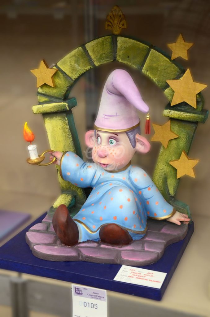 Año 2014, falla Poeta Asins, Alegret, Puzol, «Els Jovenils», sección decimocuarta Infantil, Artista: Raul Sebastián Falaguera.
