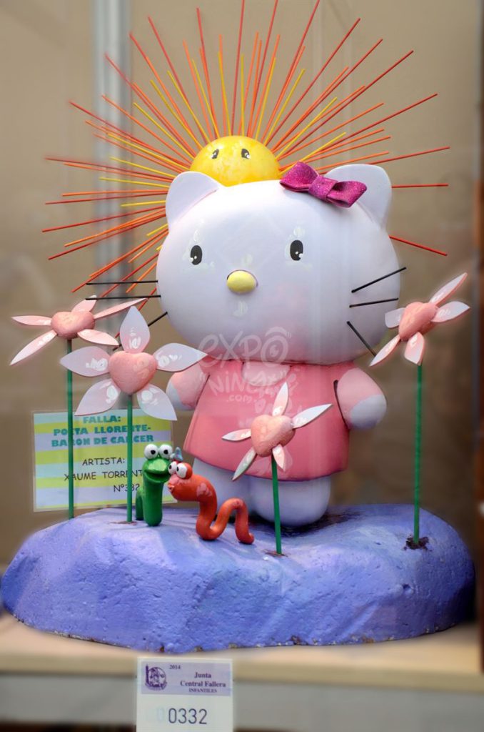 Año 2014, falla Poeta Llorente, Barón de Cárcer, sección duodécima Infantil, Artista: Jaime Torrent Arenas.