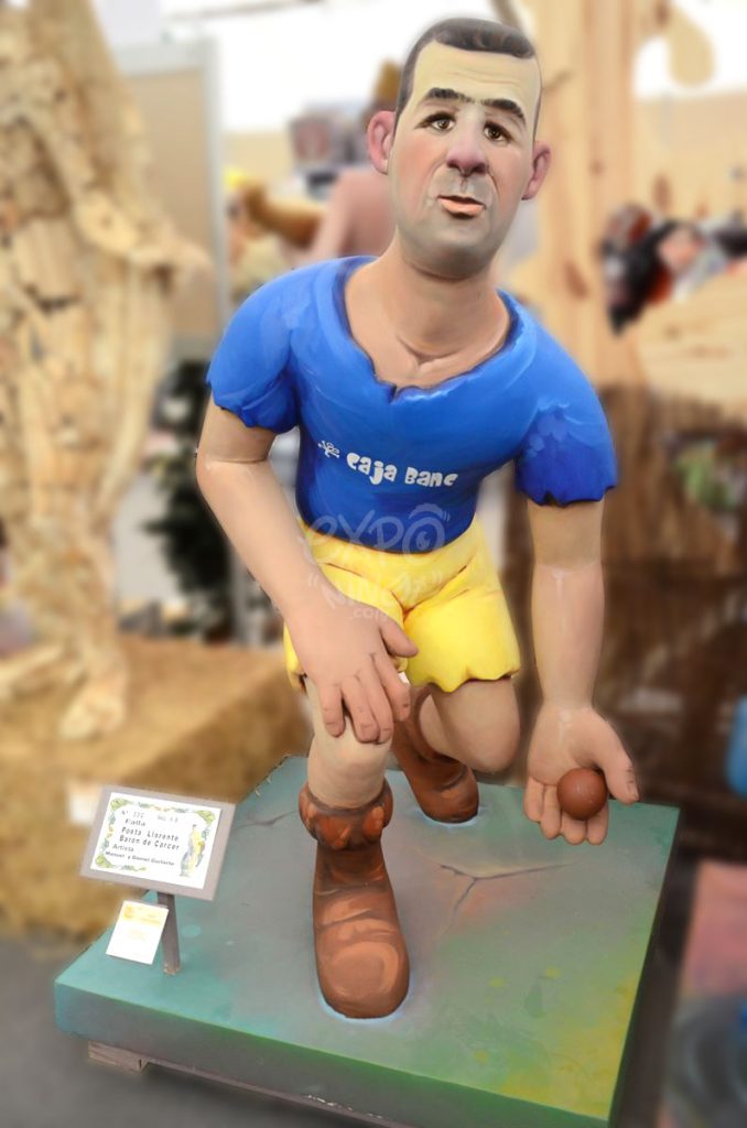 Año 2014, falla Poeta Llorente, Barón de Cárcer, sección sexta b, Artista: Manuel Guitarte Bulls.