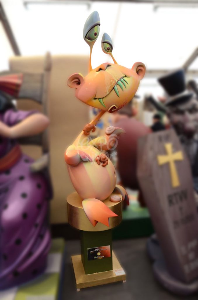 Año 2014, falla Progreso, Teatro de la Marina, sección tercera a, Artista: Francisco Giner Núñez.