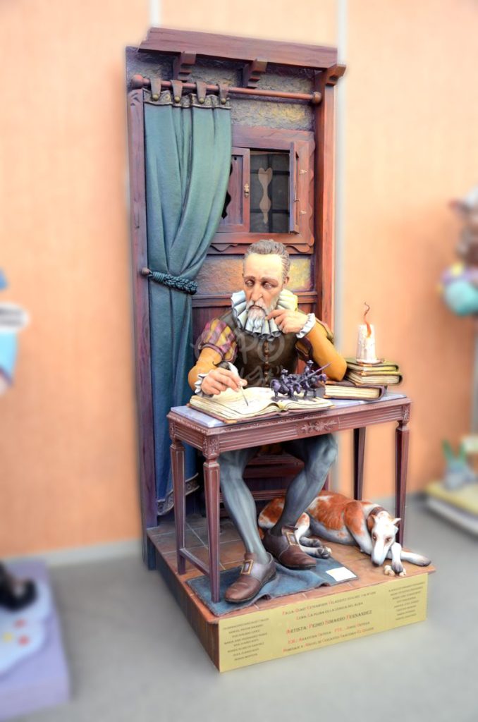 Año 2014, falla Quart Extramuros, Velázquez, sección primera a, Artista: Pedro Simarro Fernández.