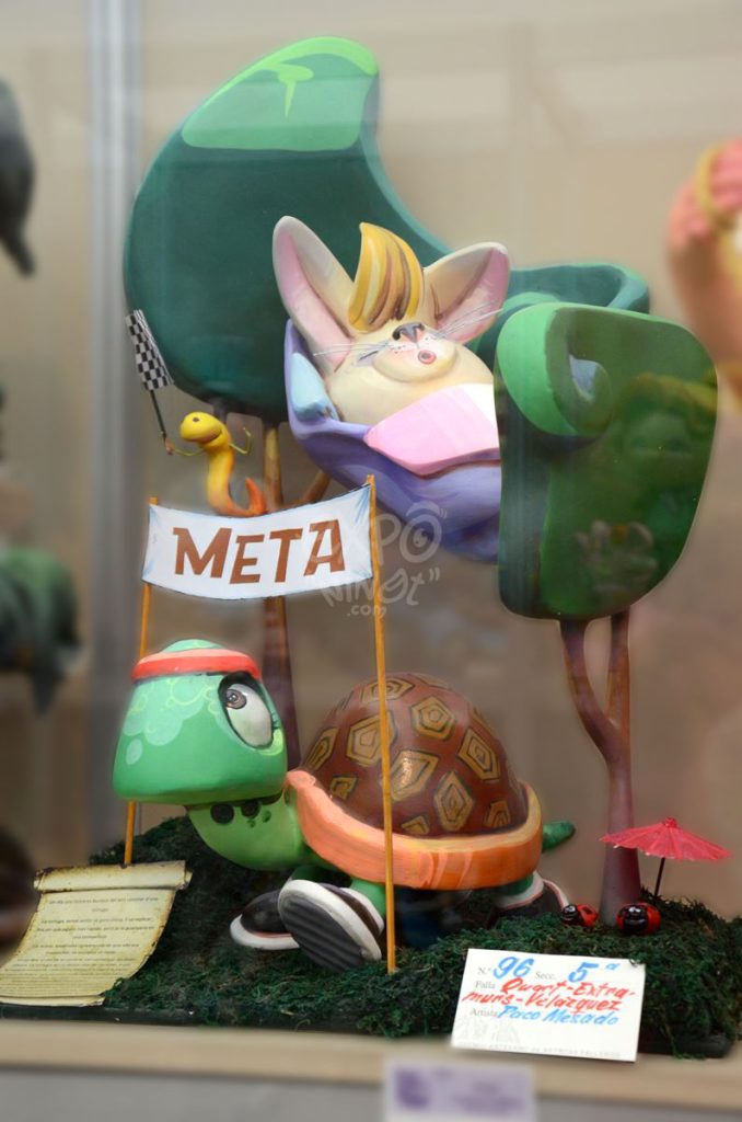 Año 2014, falla Quart Extramuros, Velázquez, sección quinta Infantil, Artista: Francisco Mesado Poveda.