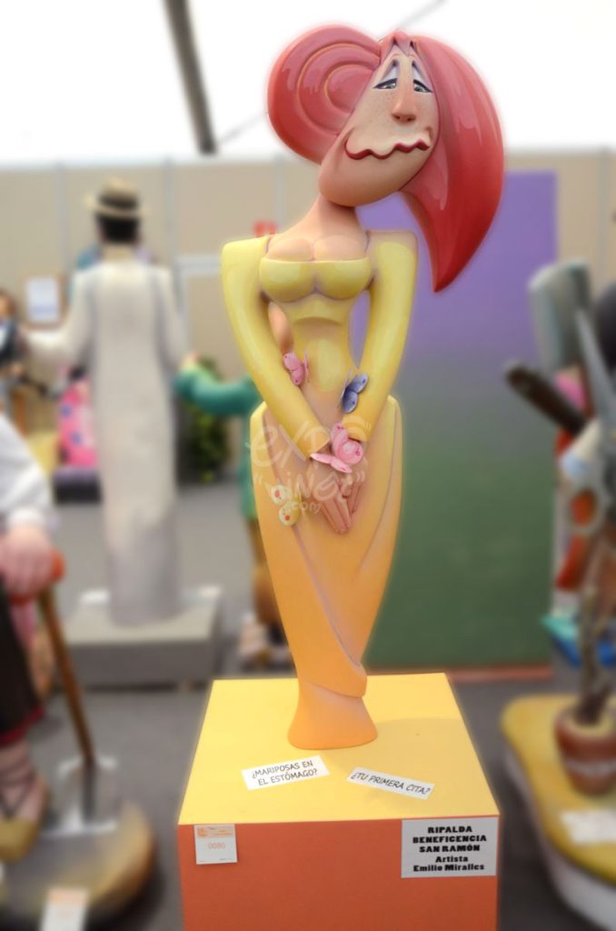 Año 2014, falla Ripalda, Beneficiencia, San Ramón, sección sexta a, Artista: Emilio Miralles Ferrero.