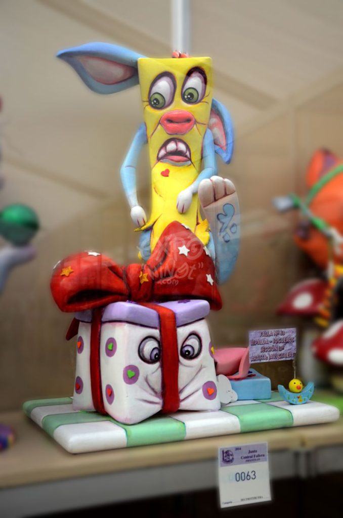 Año 2014, falla Ripalda, Sogueros, sección decimotercera Infantil, Artista: Javier Gisbert Rodríguez.