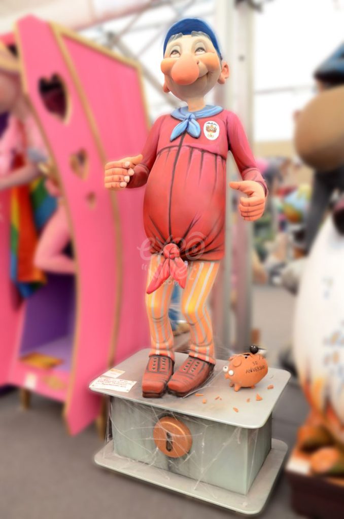 Año 2014, falla Rodríguez de Cepeda, Lorenzo Palmireño, sección tercera b, Artista: Manuel Martínez Reig.