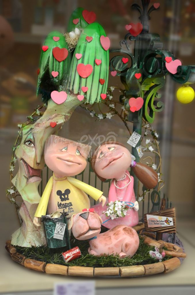 Año 2014, falla Sagunto, San Guillen, sección séptima Infantil, Artista: Rafael Lidón Santacreu.
