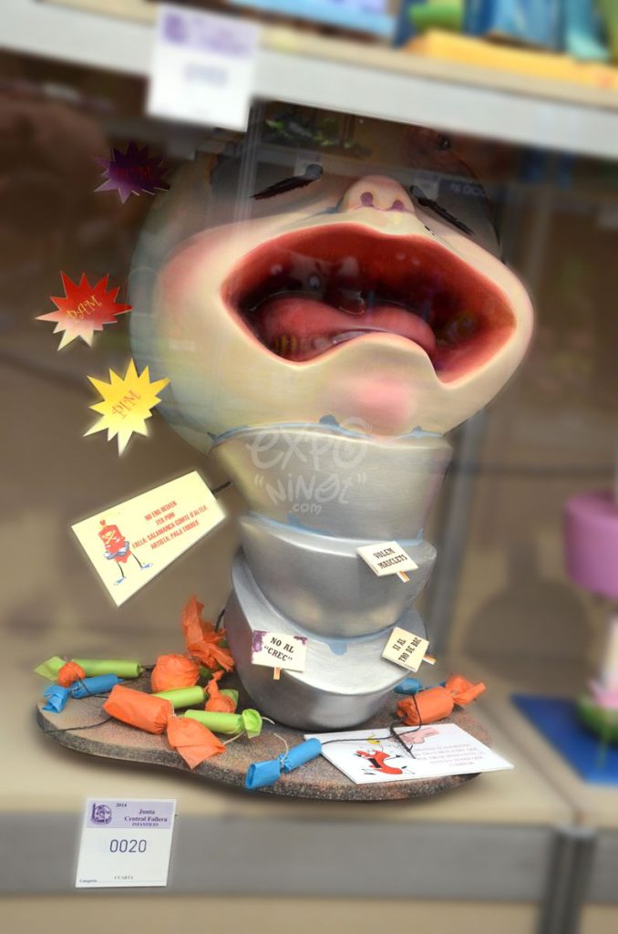 Año 2014, falla Salamanca, Conde Altea, sección cuarta Infantil, Artista: Francisco Torres.