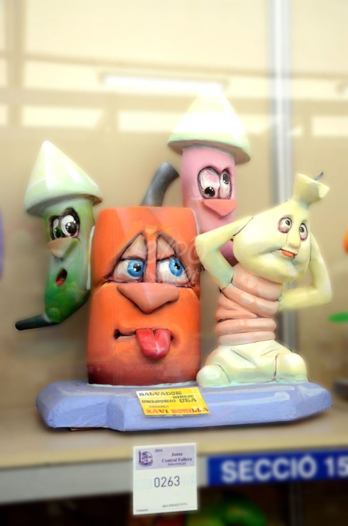 Año 2014, falla Salvador Giner, Gregorio Gea, sección decimoquinta Infantil, Artista: Xavier Bonilla Silvestre.
