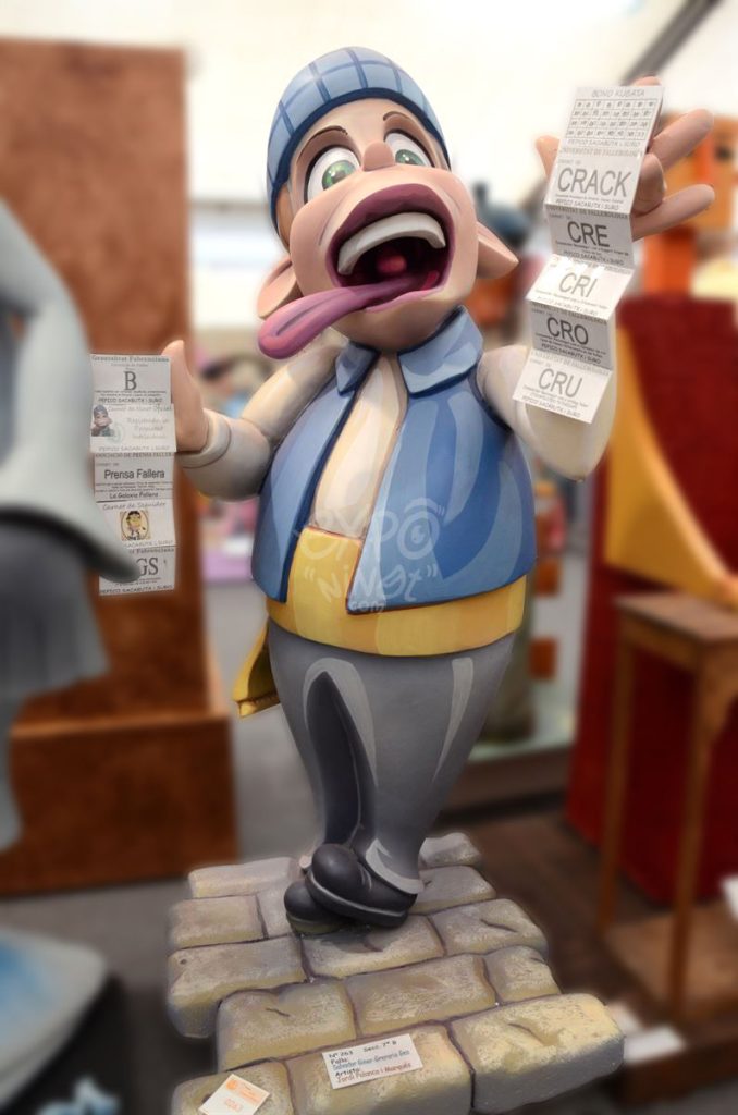 Año 2014, falla Salvador Giner, Gregorio Gea, sección séptima b, Artista: Jordi Palanca Marqués.