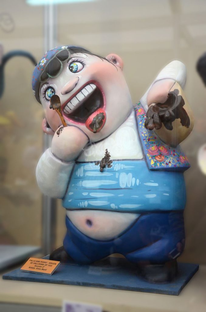 Año 2014, falla San Pedro, Virgen de Vallivana, sección quinta Infantil, Artista: Ximo Martí Fernández.