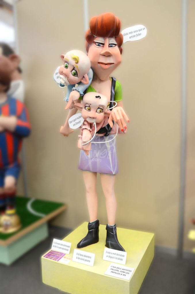 Año 2014, falla San Vicente, Marvá, sección quinta a, Artista: Xavier Bonilla Silvestre.