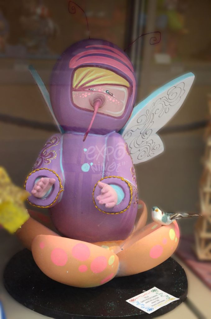 Año 2014, falla Santa Cruz de Tenerife, Ángel del Alcázar, sección décima Infantil, Artista: Lorenzo Fandos Ayoro.