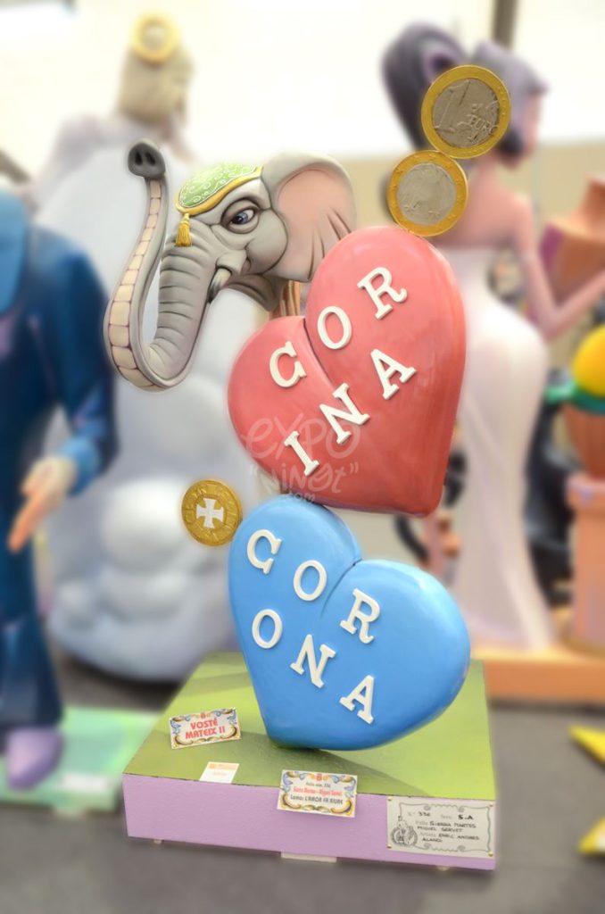 Año 2014, falla Sierra Martes, Miguel Servet, sección quinta a, Artista: Enric Andrés Alandi.