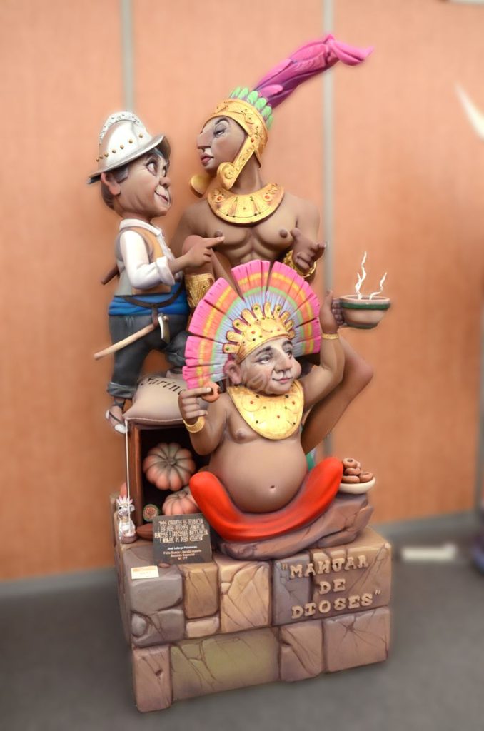 Año 2014, falla Sueca, Literato Azorín, sección especial, Artista: José Lafarga Palomares.